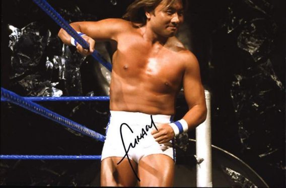 Funaki Shoichi authentic signed WWE wrestling 8x10 photo W/Cert Autographed (25 signed 8x10 photo