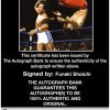 Funaki Shoichi authentic signed WWE wrestling 8x10 photo W/Cert Autographed (26 Certificate of Authenticity from The Autograph Bank