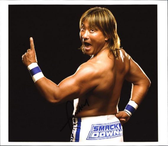 Funaki Shoichi authentic signed WWE wrestling 8x10 photo W/Cert Autographed (29 signed 8x10 photo