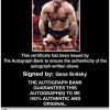 Gene Snitsky authentic signed WWE wrestling 8x10 photo W/Cert Autographed (14 Certificate of Authenticity from The Autograph Bank