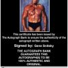Gene Snitsky authentic signed WWE wrestling 8x10 photo W/Cert Autographed (20 Certificate of Authenticity from The Autograph Bank