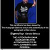 Gerald Brisco authentic signed WWE wrestling 8x10 photo W/Cert Autographed (02 Certificate of Authenticity from The Autograph Bank