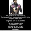 Goldust authentic signed WWE wrestling 8x10 photo W/Cert Autographed 0101 Certificate of Authenticity from The Autograph Bank