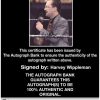 Harvey Wippleman authentic signed WWE wrestling 8x10 photo W/Cert Autograph 141 Certificate of Authenticity from The Autograph Bank