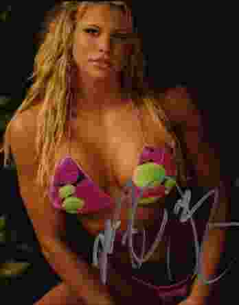 Jackie Gayda authentic signed WWE wrestling 8x10 photo W/Cert Autographed 01 signed 8x10 photo