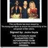 Jackie Gayda authentic signed WWE wrestling 8x10 photo W/Cert Autographed 07 Certificate of Authenticity from The Autograph Bank