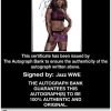 Jazz authentic signed WWE wrestling 8x10 photo W/Cert Autographed 04 Certificate of Authenticity from The Autograph Bank