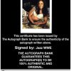 Jazz authentic signed WWE wrestling 8x10 photo W/Cert Autographed 13 Certificate of Authenticity from The Autograph Bank