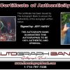 Jeff Hardy authentic signed WWE wrestling 8x10 photo W/Cert Autographed 02 Certificate of Authenticity from The Autograph Bank
