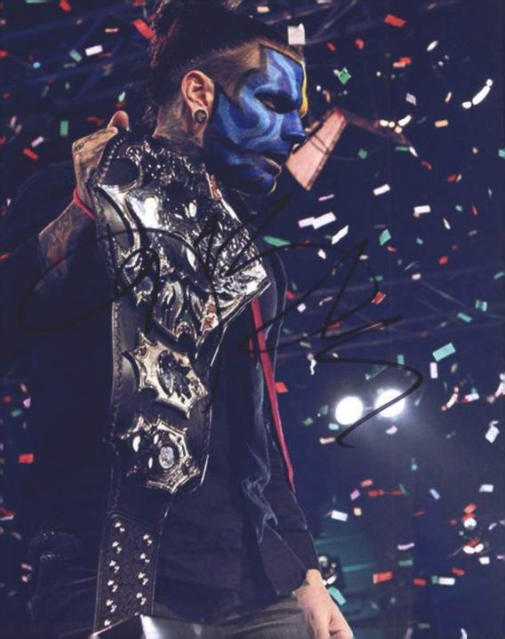 Jeff Hardy authentic signed WWE wrestling 8x10 photo W/Cert Autographed 17 signed 8x10 photo
