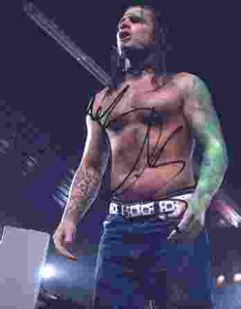 Jeff Hardy authentic signed WWE wrestling 8x10 photo W/Cert Autographed 19 signed 8x10 photo