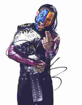 Jeff Hardy authentic signed WWE wrestling 8x10 photo W/Cert Autographed 23 signed 8x10 photo