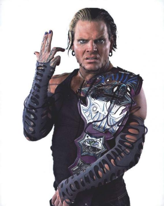 Jeff Hardy authentic signed WWE wrestling 8x10 photo W/Cert Autographed 27 signed 8x10 photo