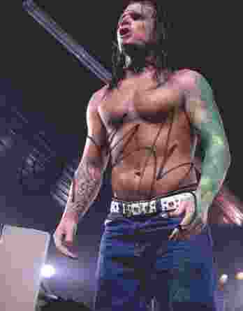 Jeff Hardy authentic signed WWE wrestling 8x10 photo W/Cert Autographed 45 signed 8x10 photo