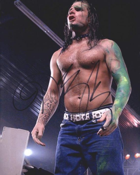 Jeff Hardy authentic signed WWE wrestling 8x10 photo W/Cert Autographed 45 signed 8x10 photo