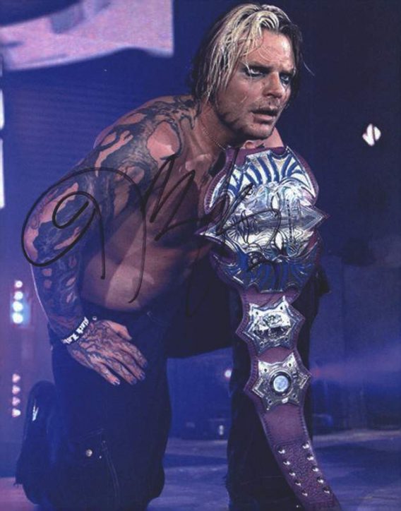 Jeff Hardy authentic signed WWE wrestling 8x10 photo W/Cert Autographed 47 signed 8x10 photo