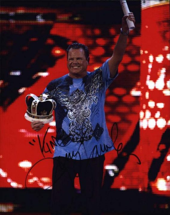 Jerry Lawler authentic signed WWE wrestling 8x10 photo W/Cert Autographed 05 signed 8x10 photo