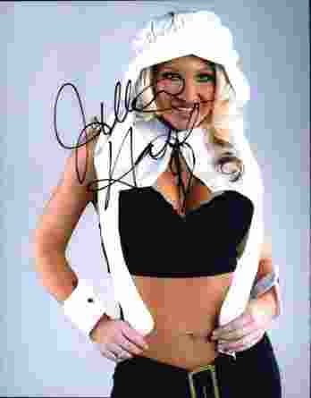 Jillian Hall authentic signed WWE wrestling 8x10 photo W/Cert Autographed 04 signed 8x10 photo