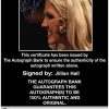 Jillian Hall authentic signed WWE wrestling 8x10 photo W/Cert Autographed 16 Certificate of Authenticity from The Autograph Bank