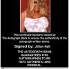 Jillian Hall authentic signed WWE wrestling 8x10 photo W/Cert Autographed 27 Certificate of Authenticity from The Autograph Bank