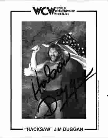 Jim Duggan authentic signed WWE wrestling 8x10 photo W/Cert Autographed 04 signed 8x10 photo