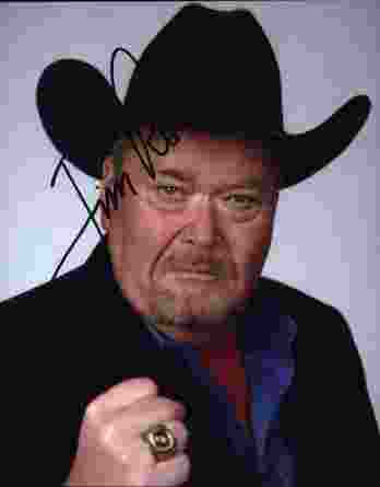 Jim Ross authentic signed WWE wrestling 8x10 photo W/Cert Autographed 03 signed 8x10 photo