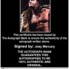 Joey Mercury authentic signed WWE wrestling 8x10 photo W/Cert Autographed 01 Certificate of Authenticity from The Autograph Bank