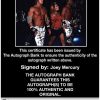 Joey Mercury authentic signed WWE wrestling 8x10 photo W/Cert Autographed 05 Certificate of Authenticity from The Autograph Bank