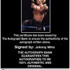 Johnny Nitro authentic signed WWE wrestling 8x10 photo W/Cert Autographed 02 Certificate of Authenticity from The Autograph Bank