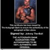 Johnny The-Bull authentic signed WWE wrestling 8x10 photo W/Cert Autographed 02 Certificate of Authenticity from The Autograph Bank