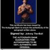 Johnny The-Bull authentic signed WWE wrestling 8x10 photo W/Cert Autographed 04 Certificate of Authenticity from The Autograph Bank