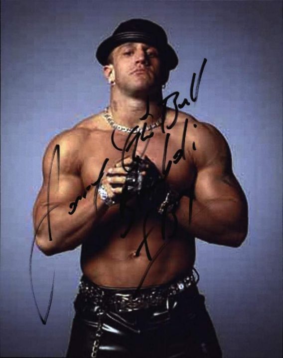 Johnny The-Bull authentic signed WWE wrestling 8x10 photo W/Cert Autographed 06 signed 8x10 photo