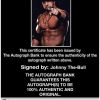 Johnny The-Bull authentic signed WWE wrestling 8x10 photo W/Cert Autographed 08 Certificate of Authenticity from The Autograph Bank