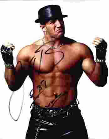 Johnny The-Bull authentic signed WWE wrestling 8x10 photo W/Cert Autographed 13 signed 8x10 photo