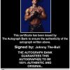 Johnny The-Bull authentic signed WWE wrestling 8x10 photo W/Cert Autographed 16 Certificate of Authenticity from The Autograph Bank
