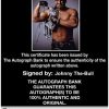 Johnny The-Bull authentic signed WWE wrestling 8x10 photo W/Cert Autographed 20 Certificate of Authenticity from The Autograph Bank