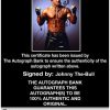Johnny The-Bull authentic signed WWE wrestling 8x10 photo W/Cert Autographed 21 Certificate of Authenticity from The Autograph Bank