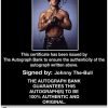 Johnny The-Bull authentic signed WWE wrestling 8x10 photo W/Cert Autographed 22 Certificate of Authenticity from The Autograph Bank