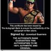 Juventud Guerrera authentic signed WWE wrestling 8x10 photo /Cert Autographed 13 Certificate of Authenticity from The Autograph Bank