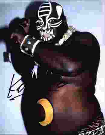 Kamala authentic signed WWE wrestling 8x10 photo W/Cert Autographed 02 signed 8x10 photo
