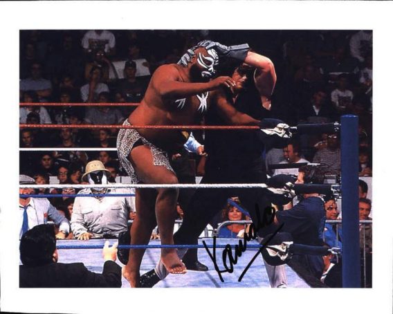 Kamala authentic signed WWE wrestling 8x10 photo W/Cert Autographed 03 signed 8x10 photo