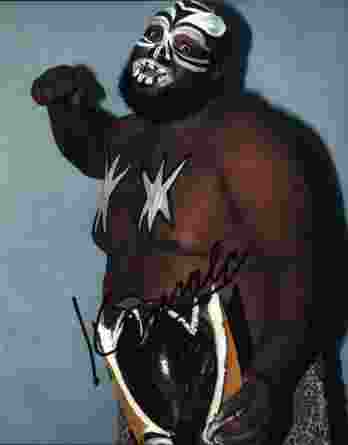 Kamala authentic signed WWE wrestling 8x10 photo W/Cert Autographed 05 signed 8x10 photo