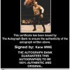 Kane authentic signed WWE wrestling 8x10 photo W/Cert Autographed 0108 Certificate of Authenticity from The Autograph Bank