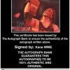 Kane authentic signed WWE wrestling 8x10 photo W/Cert Autographed 0110 Certificate of Authenticity from The Autograph Bank