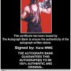 Kane authentic signed WWE wrestling 8x10 photo W/Cert Autographed 0116 Certificate of Authenticity from The Autograph Bank
