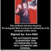 Kane authentic signed WWE wrestling 8x10 photo W/Cert Autographed 0117 Certificate of Authenticity from The Autograph Bank