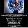 Ken Kennedy Anderson signed WWE wrestling 8x10 photo W/Cert Autographed 09 Certificate of Authenticity from The Autograph Bank