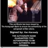 Ken Kennedy Anderson signed WWE wrestling 8x10 photo W/Cert Autographed 16 Certificate of Authenticity from The Autograph Bank