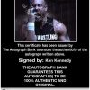 Ken Kennedy Anderson signed WWE wrestling 8x10 photo W/Cert Autographed 30 Certificate of Authenticity from The Autograph Bank