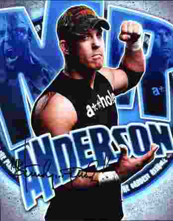 Ken Kennedy Anderson signed WWE wrestling 8x10 photo W/Cert Autographed 32 signed 8x10 photo